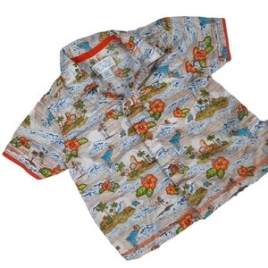 The Children's Place‎ Hawaiian Short Sleeve Button Down Size 6-9 Months Boys